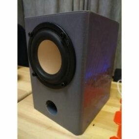 Model 3d Kotak Speaker Audio Tunggal