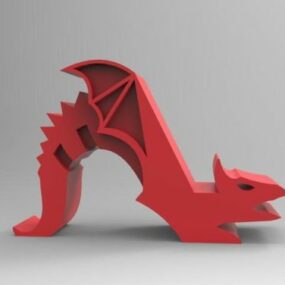 Support de téléphone Dragon imprimable modèle 3D