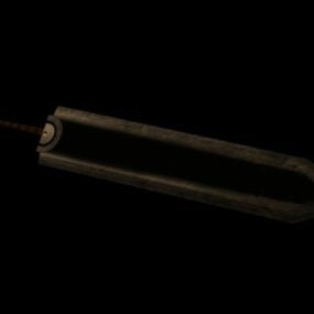 3д модель оружия-меча убийцы драконов