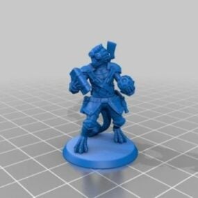 3D model postavy Dragonborn Artificer
