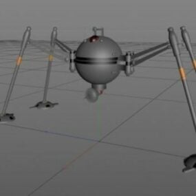 3д модель научно-энергетического дроида