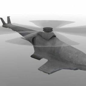 Military Drone Design 3D-malli
