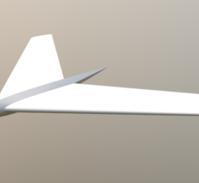 3D model návrhu dronu letadla