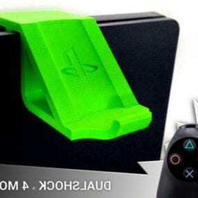 Tisknutelný držák pro model Playstation 4 3D