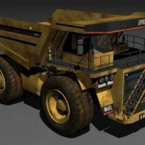 ダンプトラック大型車両3Dモデル