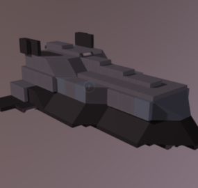 ハウラーSF宇宙船デザイン3Dモデル