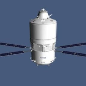 โมเดล 3 มิติยานอวกาศสถานีอวกาศ Esa