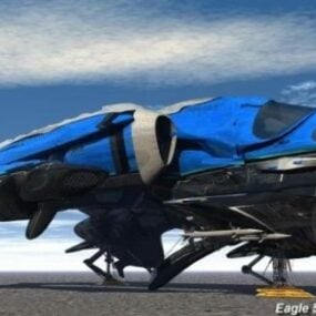 مدل سه بعدی سفینه فضایی حمل و نقل Eagle X5