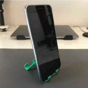 Tulostettava kaksipuolinen puhelinteline 3D-malli
