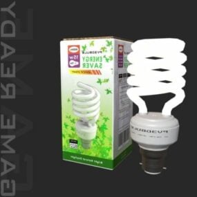 Model 3D Lampu LED Eco