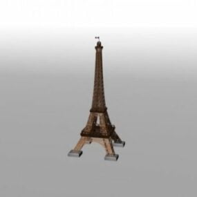 3д модель Парижской Эйфелевой башни
