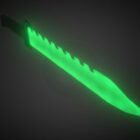 Arma de cuchillo esmeralda
