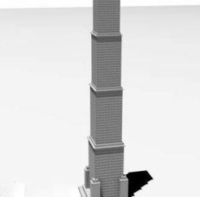 Mô hình 3d của Tòa nhà Empire State New York