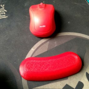 Printable Ergonomic Mouse Pad 3d model