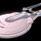 Vaisseau spatial de science-fiction Excelsior Enterprise