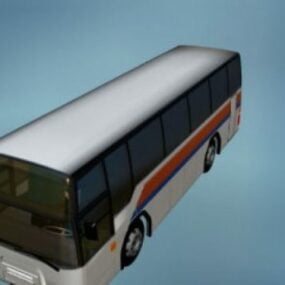 Vehículo de autobús occidental modelo 3d