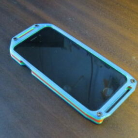 Modelo 3d de capa durável para iPhone para impressão