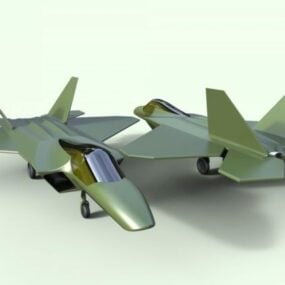 F22 Usa Aircraft 3D-malli