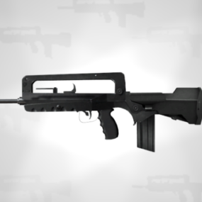 Famas Rifle Gun 3d-model