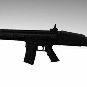 Weapon Gun Scar 3d-model