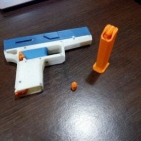 Mainan Prop Gun Model 3d yang dapat dicetak