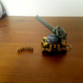 Factorio Artillery Cannon Printable 3d model
