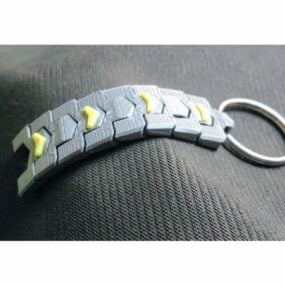 Porte-clés de ceinture imprimable modèle 3D