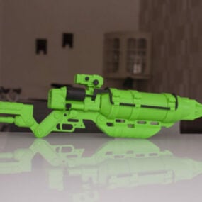 4D model Fallout 3 pro tisk laserové pušky