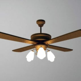 Ceiling Fan Lamp 3d model