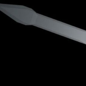 Fantastic Sword Design 3d model
