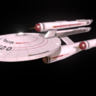 Federation Class Sci-fi Spaceship