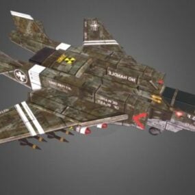 Avion Strike Fighter F79g modèle 3D