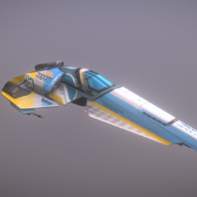 Feisar科幻宇宙飞船设计3d模型