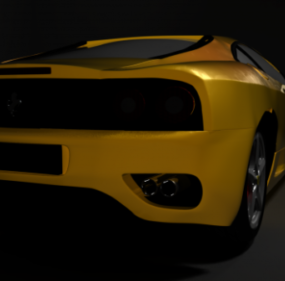 Ferrari 360 Araba Konsepti 3D modeli
