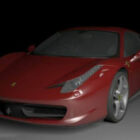 Araba Ferrari 458 Italia Tasarım