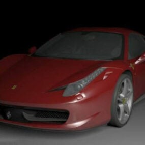 Samochód Ferrari 458 Italia Design Model 3D