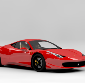 Modelo 458d do carro Super Ferrari 3 Itália