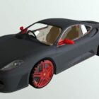 Ferrari 51 ciemny samochód