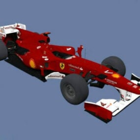 Ferrari F1 Racing Car Concept 3d-modell