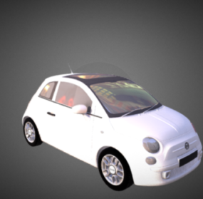 Miniauto Fiat 500 3D-Modell