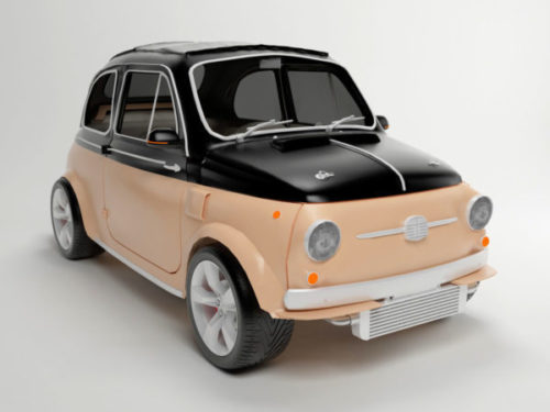 Fiat 500 Oldtimer Kostenloses 3d Modell Ma Mb Open3dmodel