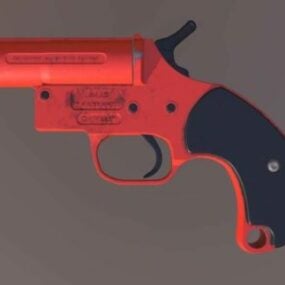 Waffen-Leuchtpistolen-Design, 3D-Modell