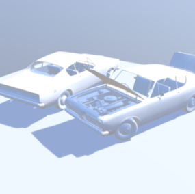 Muscle Car 3d-modell