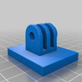 Płaski uchwyt Gopro do wydrukowania Model 3D