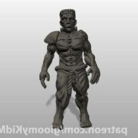 Flesh Golem Character 3d-modell