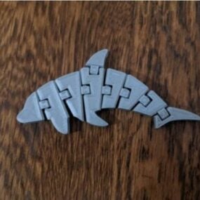 Hračka Flexi Dolphin Printable 3D model