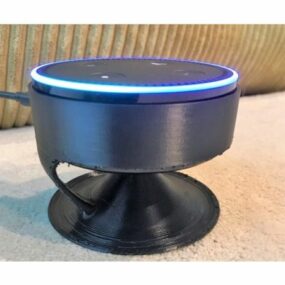3d модель акустической стойки Echo Dot для печати