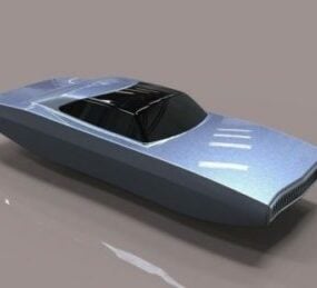 Voiture de science-fiction Dodge Charger volante modèle 3D