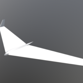 نموذج الطائرة ذات الأجنحة الطائرة ثلاثي الأبعاد
