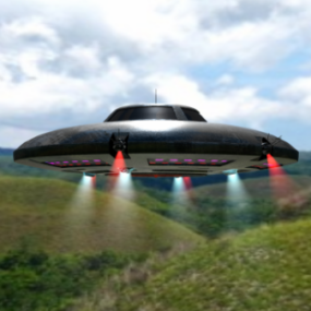 Ufo Uçak 3d modeli